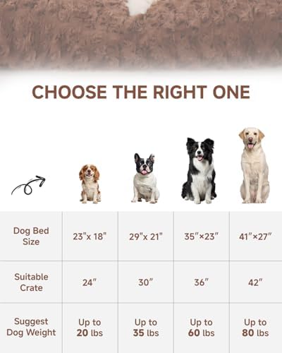KSIIA Washable Dog Bed Medium Size Dog Crate Bed Pet Mat 29"x21" Brown - Image 6