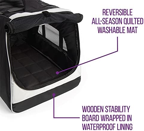 Sherpa Forma Frame Crash-Tested Travel Pet Carrier - Black, Extra Large - Image 4