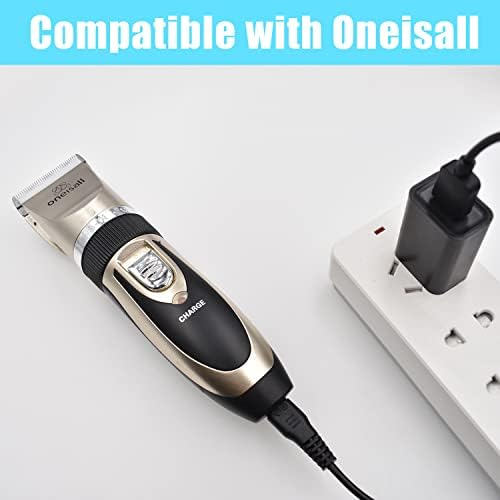 Universal Hair Clipper Charger Cord, Replacement Charger Cable Compatible with Various Dog Clippers,Fit oneisall Dog Clippers,Fit SUPRENT Hair Clippers etc, 5V Power Adapter Charging Line - Image 4