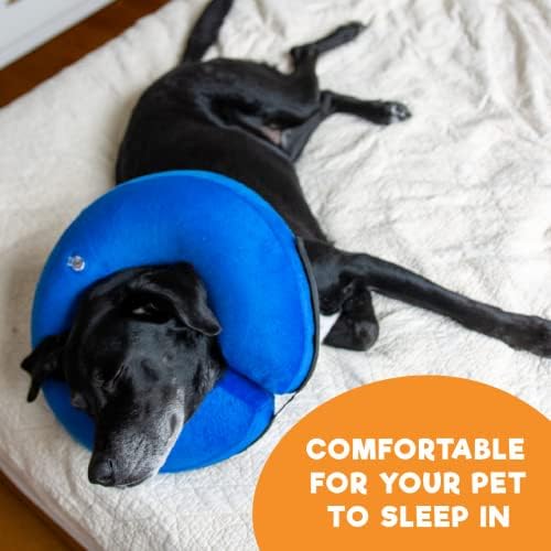 BENCMATE Inflatable Dog Cone Collar Alternative After Surgery XXLarge - Image 4