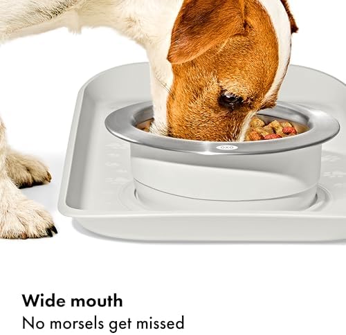OXO Pet Nonslip Stainless Steel Dog Bowl - Large, 4 Cup Capacity - Image 3