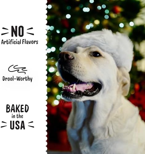 Three Dog Bakery Holiday Lick'n Crunch! Sandwich - Red Creme Filling, Perfect for Birthdays & Christmas - Image 4