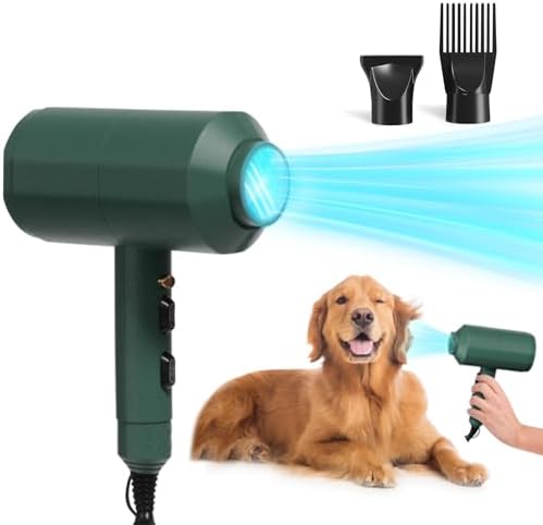 Dog Cat Hair Dryer for Medium/Small Pets, Grooming Blower Dryer by Pehum