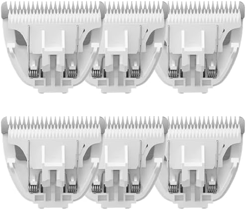 6 Pack Detachable Pet Clipper Blade for Dogs & Cats by Tawiijou