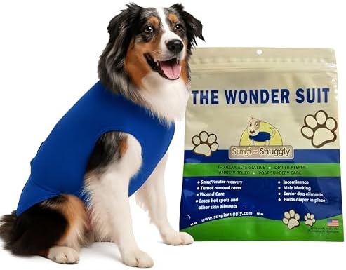 Surgi Snuggly Dog Surgery Recovery Suit, Cone Alternative, Spay/Neuter SL by Surgi%7ESnuggly