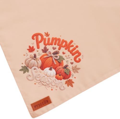 PTDECOR Fall Dog Bandanas, Pumpkin Season Thanksgiving Pet Scarf, Small - Image 6