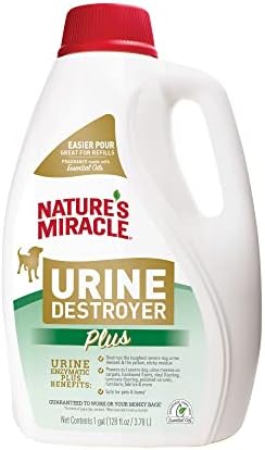 Nature's Miracle Dog Urine Destroyer Plus, Enzymatic Cleaner, 1 gal by NaturesMiracle