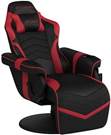 Respawn 900 Gaming Recliner Chair with Footrest, Cup Holder and Swivel | Ergonomic gaming recliner with footrest, cup holder, lumbar support, 135° recline & 360° swivel for console gaming - Image 7