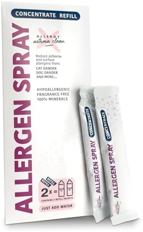 Allergy Asthma Clean - Allergen Spray Concentrate 2 Pack | Use Your Own Bottle | Over 64oz Total by AllergyAsthmaClean