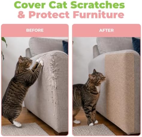 Catify Peel & Stick Cat Scratching Mat - Beige, L:78" - Image 6