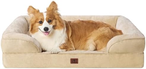 EHEYCIGA Orthopedic Dog Beds Large Sized Dog, Waterproof Washable Pet Bed by EHEYCIGA