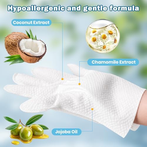 36Pcs Hypoallergenic Pet Glove Wipes for Dogs & Cats - Image 4