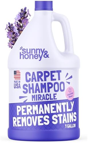 Sunny & Honey Carpet Cleaner Shampoo Solution for Machines, 1 Gal Lavender by SunnyHoney