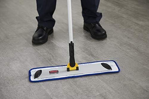 Rubbermaid Commercial Products HYGEN Microfiber Quick-Connect Mop Frame 18 inch Silver for Janitorial/Professional/Industrial Cleaners for Heavy-Duty Floor Cleaning/Mopping/Dusting (Pack of 6) - Image 5