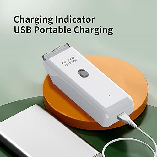 Dog Clippers,Quiet Washable USB Rechargeable Cordless Dog Grooming Kit,Electric Pets Hair Trimmers Shaver Shears for Dogs and Cats White - Image 6