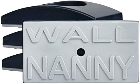 Wall Nanny - Gate Wall Protector (Made in USA) Protects Walls and Doorways from Pet Gates - for Pressure Mounted Indoor Safety Baby Gates - Black by WallNanny