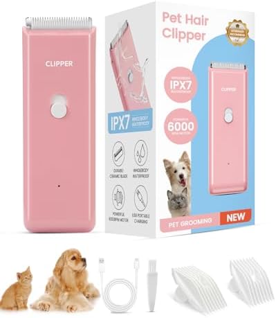 Pet Clippers for Dog Hair Grooming Low Noise Cat Shaver by Tawiijou