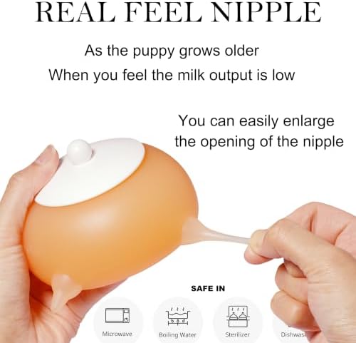 Doggiema Puppy Milk Feeder Nipple Puppy Bottle Puppy's feeders - Image 3