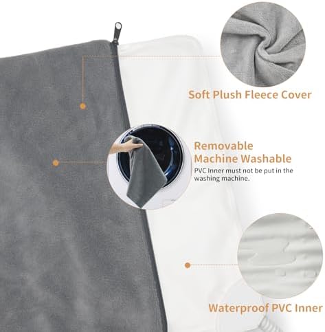 Pet Heating Pad for Cats and Dogs, cat House Heated Cat Bed, Auto Temperature Control, Waterproof, Electric, 20 x 16 Inch - Image 5