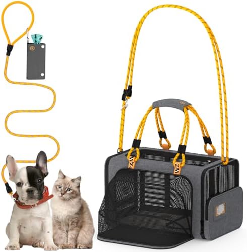 PAWZIDEA Expandable Pet Carrier for Small Cats & Dogs, TSA Airline Approved by PAWZIDEA-Inlovejoywelive