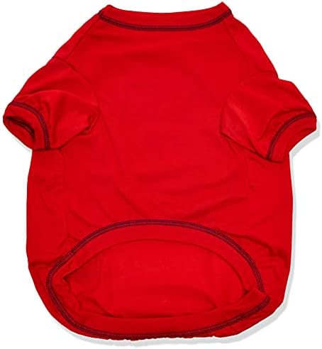 MLB Texas Rangers Dog T-Shirt, X-Large. - Licensed Shirt for Pets Team Colored with Team Logos. - Premium Stretchable Materials for The Comfort of Your Dog & cat. - Image 2