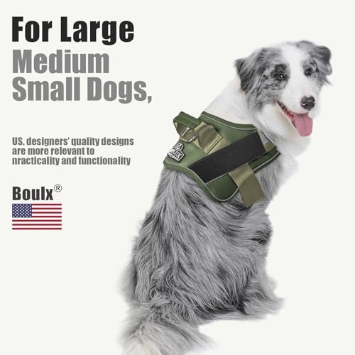 Bolux Dog Harness, No-Pull Reflective Dog Vest, Breathable Adjustable Pet Harness with Handle for Outdoor Walking - No More Pulling, Tugging or Choking - Image 5