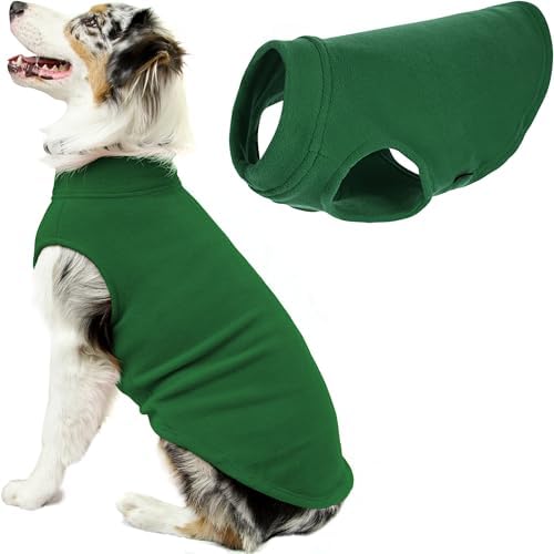 Gooby Stretch Fleece Vest Dog Sweater, Forest Green, 6X-Large by Gooby