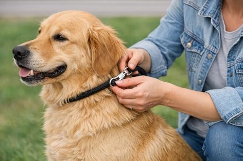 Resco USA-Made Nylon Snap Slip Collar - Professional Dog Training Collar - 12", Black - Image 4