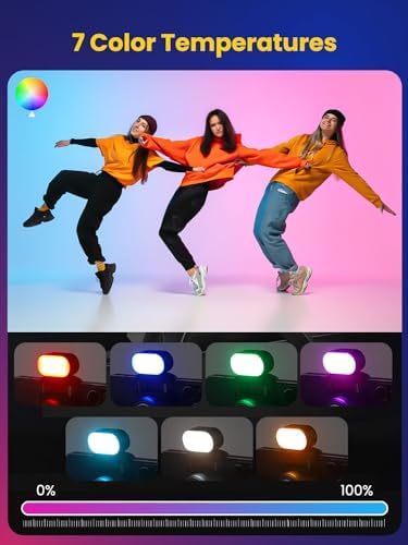 XE AI Version, Gimbal Stabilizer for Smartphone, NO APP AI Tracking, Magnetic RGB LED Light, 7 Color Temperature - Image 6
