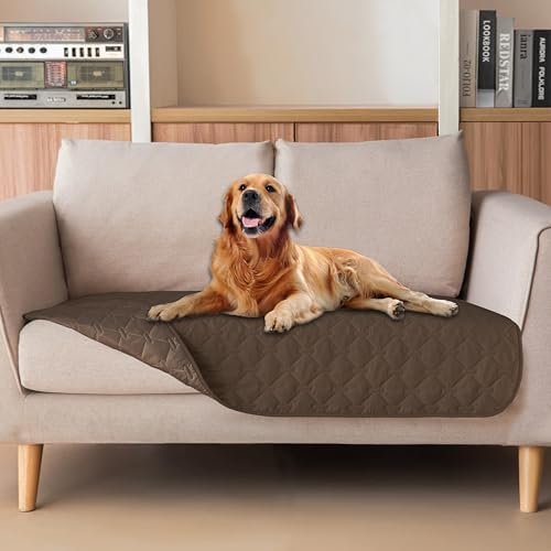 gogobunny Waterproof Loveseat Cover, Reversible Dog Cat Blanket for Couch by gogobunny