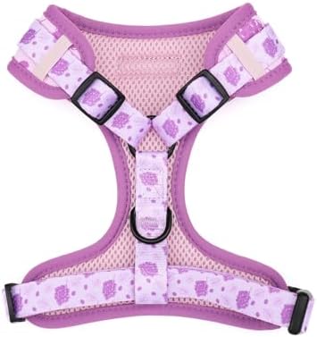 Dog Harness and Leash Set, Adjustable Dog Harness, Dog Leash, No Pull No Choke Puppy Harnesses for Walking Training for Small Medium Pet (Wines, L(Chest 18.5-27.1", Neck 14.5-20.1")) - Image 2