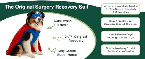Surgi Snuggly Dog Surgery Recovery Suit, Cone Alternative, Spay/Neuter 2XL - Image 3