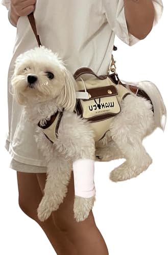 Wakytu Dog Lift Harness Dog Carrier Sling for Small Dogs & Cats,M by Petshome