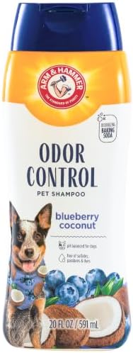 Arm & Hammer Odor Control Dog Shampoo, Blueberry Coconut, 20 Fl Oz by ArmHammer