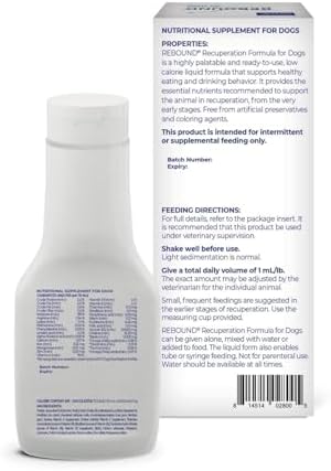 Virbac Rebound® Recuperation Formula for Dogs - Promotes the Restoration of Healthy Digestion, Hydration, and Nutrition (Pack of 2) - Image 2
