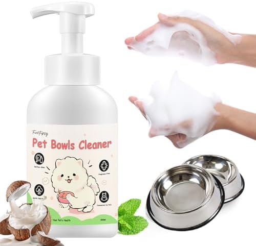 Pet Bowl Cleaner Mousse PH-Balanced, Fragrance-Free, 10 fl oz by Furrtripsy