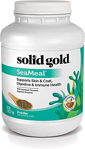 Solid Gold Dog & Cat Multivitamin Powder, Omega 3 & Kelp, Skin & Coat, 5LB by SolidGoldPet