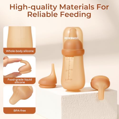 Anti-Choke Puppy Nursing Bottles, Silicone Feeding Nipple, Kitten Bottle - Image 2