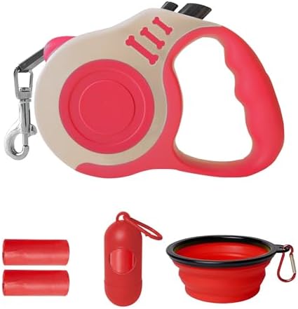 Retractable Dog Leash Automatic Telescopic Tractor Dog Tape by LIEVUIKEN