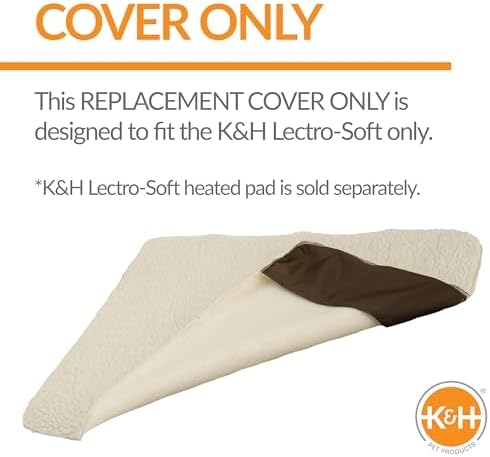 K&H Heated Pad Cover, Lectro-Soft Small Outdoor Dog Bed Replacement Cover - Image 3
