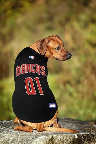 Official MLB Arizona Diamondbacks Pet Jersey for Dogs & Cats, Size XX-Large - Stylish Baseball Jersey for Your Furry Fan- Show Off Team Spirit with The Perfect Fan Apparel Gear for Pet, Dog & Cat - Image 3