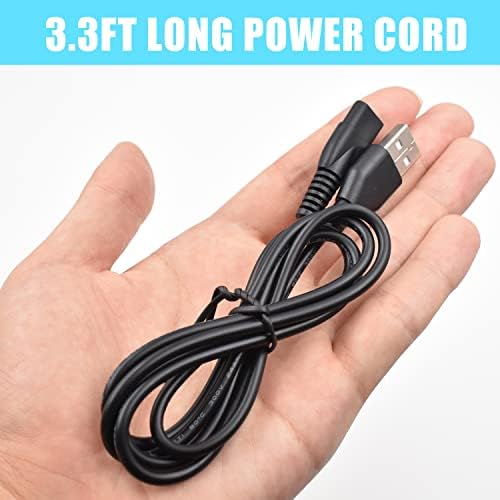 Charger Compatible with Limural Hair Clippers for Men,Hair Clippers Charger Cord Replacement fits Limural Hair Clipper, Power Cord Supply Adapter - Image 3