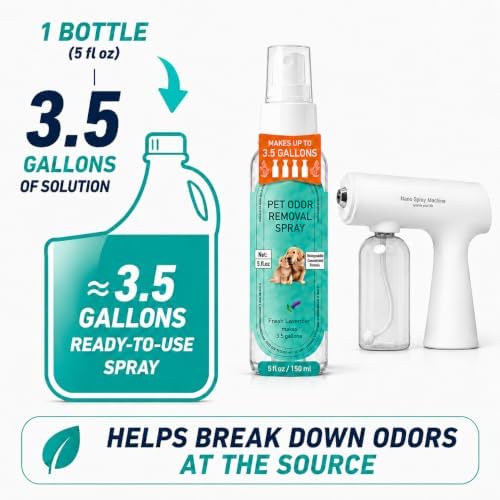 Pet & Home Odor Eliminator Bio-Enzyme Concentrate Spray Gun Kit - Image 2
