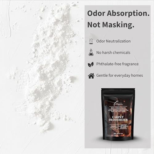 Lapew Her Obsession Carpet Deodorizer Powder - Pet Safe Freshener for Vacuuming | Scented Odor Eliminator for Home | 16 oz - Image 3