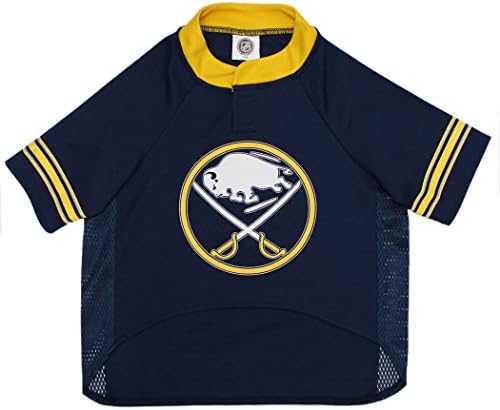 Pets First NHL Buffalo Sabres Jersey for Dogs & Cats, Small. - Let Your Pet Be A Real NHL Fan! - Image 2