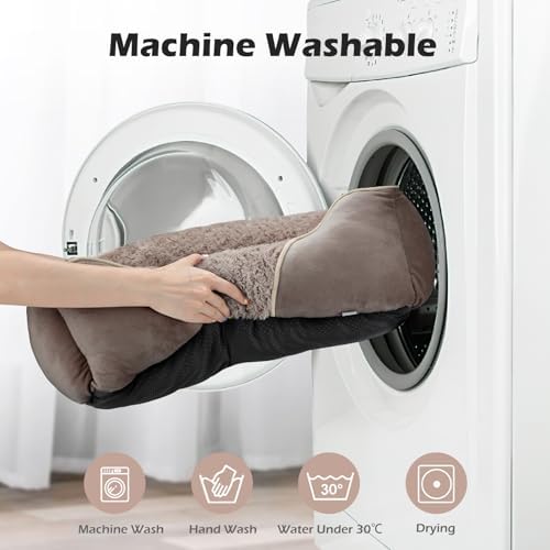 INVENHO Large Dog Bed Rectangle Washable Orthopedic Soft Calming Sleeping Durable Pet Cuddler with Anti-Slip Bottom - Image 6