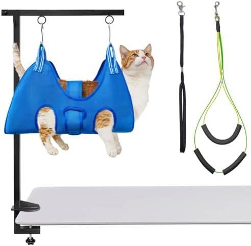 Dog Grooming Arm for Table,with Hammock & Haunch Holder for small dogs - Image 2