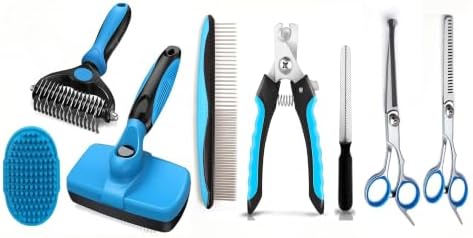 Dog Brush for Shedding,Deshedding Slicker Undercoat Rake Brush for Dog,8PCS by Unknown