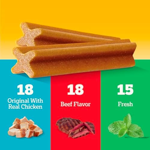Pedigree Dentastix Large Breed Dental Dog Treats, Variety, 51 Count - Image 4