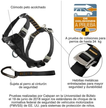 Kurgo Enhanced Strength Tru-Fit Smart Harness, Deep Violet, Small - Image 2